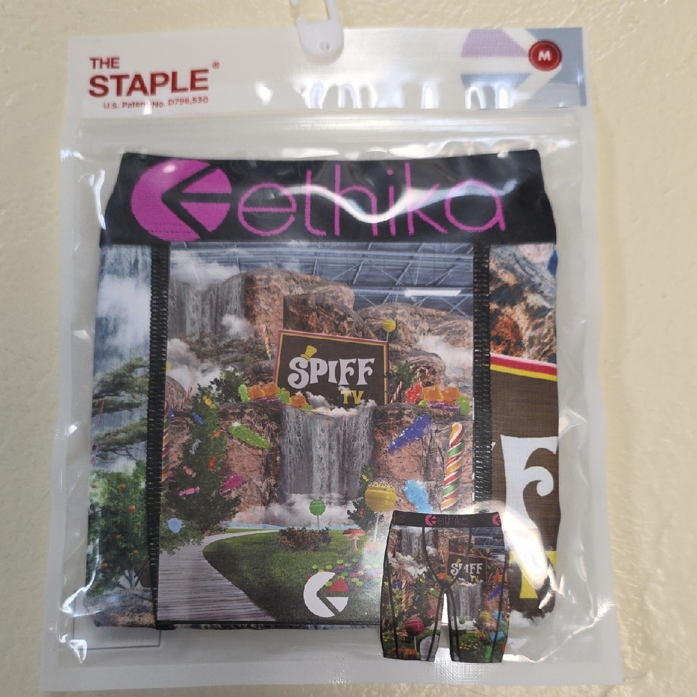Ethika The Staple Boxer Briefs with Waterfall and Nature Print